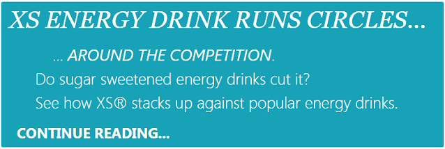 XS Energy Drink Runs Circles Around The Competition png image